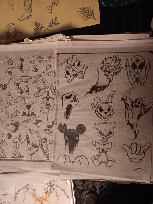 ready made tattoo stencils