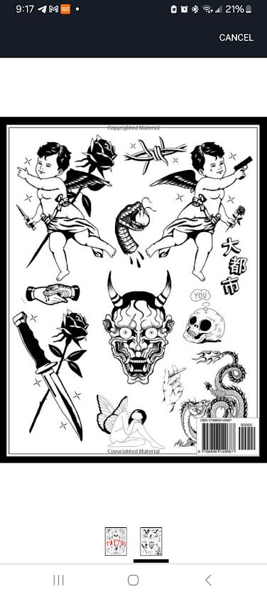 tatto stencils