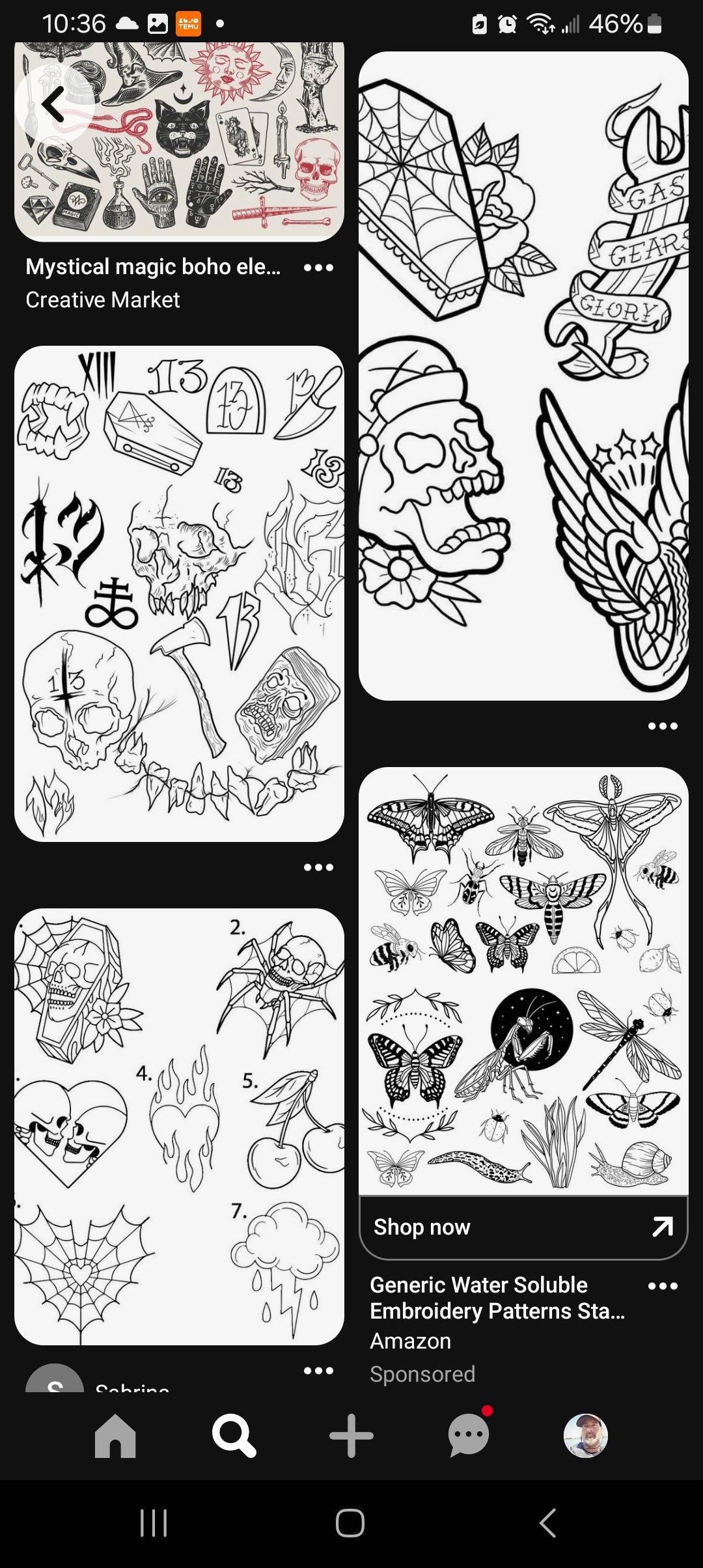 tatto stencils